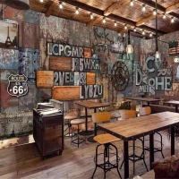 Tranh Dán Tường Quán Coffee GT112 Tranh Dán Tường Quán Coffee GT112