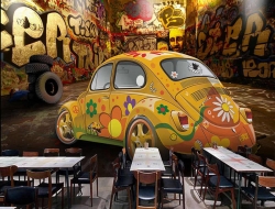 Tranh Dán Tường Quán Coffee GT121