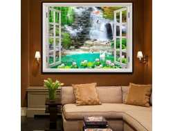 Tranh Dán Tường Cửa Sổ Tiến Phát Cstp106