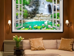 Tranh Dán Tường Cửa Sổ Tiến Phát Cstp106