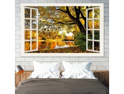 Tranh Dán Tường Cửa Sổ Tiến Phát Cstp107