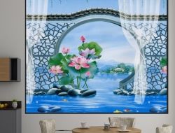 Tranh Dán Tường Cửa Sổ Tiến Phát Cstp01 Tranh Dán Tường Cửa Sổ Tiến Phát Cstp01