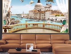 Tranh Dán Tường Cửa Sổ Tiến Phát Cstp02 Tranh Dán Tường Cửa Sổ Tiến Phát Cstp02