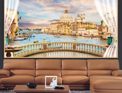 Tranh Dán Tường Cửa Sổ Tiến Phát Cstp03 Tranh Dán Tường Cửa Sổ Tiến Phát Cstp03