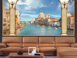 Tranh Dán Tường Cửa Sổ Tiến Phát Cstp04 Tranh Dán Tường Cửa Sổ Tiến Phát Cstp04