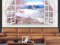 Tranh Dán Tường Cửa Sổ Tiến Phát Cstp07 Tranh Dán Tường Cửa Sổ Tiến Phát Cstp07