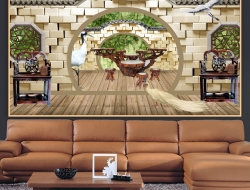 Tranh Dán Tường Cửa Sổ Tiến Phát Cstp100 Tranh Dán Tường Cửa Sổ Tiến Phát Cstp100