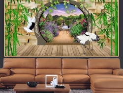 Tranh Dán Tường Cửa Sổ Tiến Phát Cstp101 Tranh Dán Tường Cửa Sổ Tiến Phát Cstp101