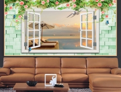 Tranh Dán Tường Cửa Sổ Tiến Phát Cstp19 Tranh Dán Tường Cửa Sổ Tiến Phát Cstp19