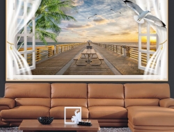 Tranh Dán Tường Cửa Sổ Tiến Phát Cstp25 Tranh Dán Tường Cửa Sổ Tiến Phát Cstp25