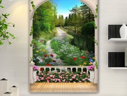 Tranh Dán Tường Cửa Sổ Tiến Phát Cstp26 Tranh Dán Tường Cửa Sổ Tiến Phát Cstp26