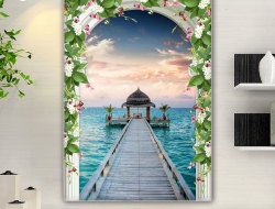 Tranh Dán Tường Cửa Sổ Tiến Phát Cstp27 Tranh Dán Tường Cửa Sổ Tiến Phát Cstp27