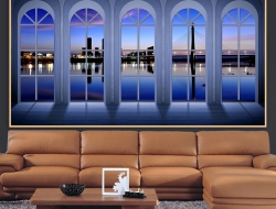 Tranh Dán Tường Cửa Sổ Tiến Phát Cstp28 Tranh Dán Tường Cửa Sổ Tiến Phát Cstp28