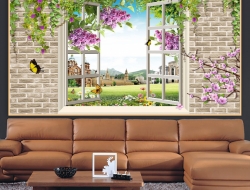 Tranh Dán Tường Cửa Sổ Tiến Phát Cstp37 Tranh Dán Tường Cửa Sổ Tiến Phát Cstp37