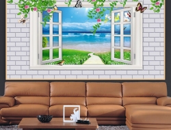 Tranh Dán Tường Cửa Sổ Tiến Phát Cstp44 Tranh Dán Tường Cửa Sổ Tiến Phát Cstp44