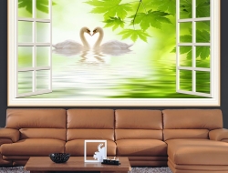 Tranh Dán Tường Cửa Sổ Tiến Phát Cstp45 Tranh Dán Tường Cửa Sổ Tiến Phát Cstp45