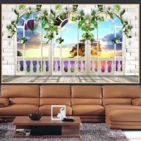 Tranh Dán Tường Cửa Sổ Tiến Phát Cstp56