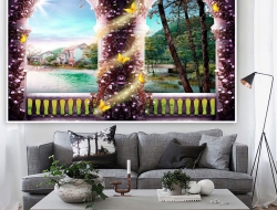 Tranh Dán Tường Cửa Sổ Tiến Phát Cstp57 Tranh Dán Tường Cửa Sổ Tiến Phát Cstp57