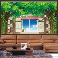 Tranh Dán Tường Cửa Sổ Tiến Phát Cstp62 Tranh Dán Tường Cửa Sổ Tiến Phát Cstp62