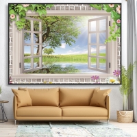 Tranh Dán Tường Cửa Sổ Tiến Phát Cstp69