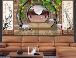 Tranh Dán Tường Cửa Sổ Tiến Phát Cstp77 Tranh Dán Tường Cửa Sổ Tiến Phát Cstp77