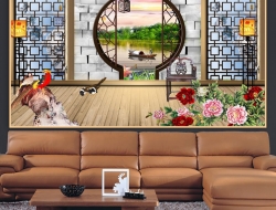 Tranh Dán Tường Cửa Sổ Tiến Phát Cstp79 Tranh Dán Tường Cửa Sổ Tiến Phát Cstp79