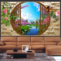 Tranh Dán Tường Cửa Sổ Tiến Phát Cstp83