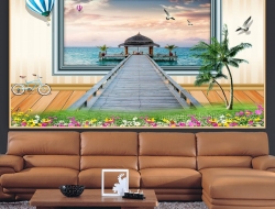 Tranh Dán Tường Cửa Sổ Tiến Phát Cstp84 Tranh Dán Tường Cửa Sổ Tiến Phát Cstp84