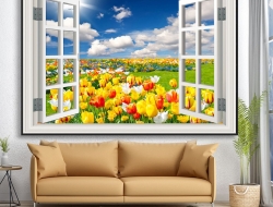 Tranh Dán Tường Cửa Sổ Tiến Phát Cstp93 Tranh Dán Tường Cửa Sổ Tiến Phát Cstp93