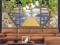 Tranh Dán Tường Cửa Sổ Tiến Phát Cstp98 Tranh Dán Tường Cửa Sổ Tiến Phát Cstp98