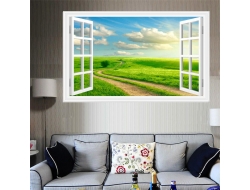 Tranh Dán Tường Cửa Sổ 3D CS40 Tranh Dán Tường Cửa Sổ 3D CS40