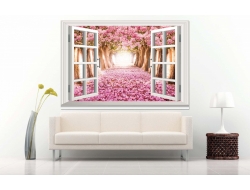 Tranh Dán Tường Cửa Sổ 3D CS41 Tranh Dán Tường Cửa Sổ 3D CS41