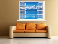 Tranh Dán Tường Cửa Sổ 3D CS46 Tranh Dán Tường Cửa Sổ 3D CS46