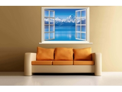 Tranh Dán Tường Cửa Sổ 3D CS46 Tranh Dán Tường Cửa Sổ 3D CS46