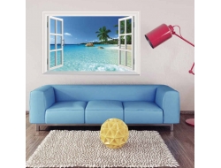 Tranh Dán Tường Cửa Sổ 3D CS02 Tranh Dán Tường Cửa Sổ 3D CS02