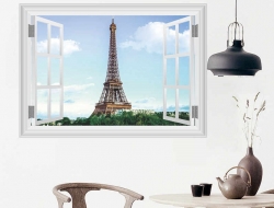 Tranh Dán Tường Cửa Sổ 3D CS03
