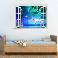 Tranh Dán Tường Cửa Sổ 3D CS09