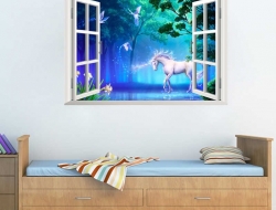 Tranh Dán Tường Cửa Sổ 3D CS09