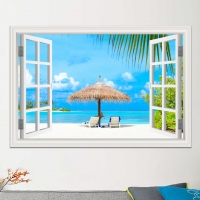 Tranh Dán Tường Cửa Sổ 3D CS10