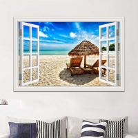 Tranh Dán Tường Cửa Sổ 3D CS11