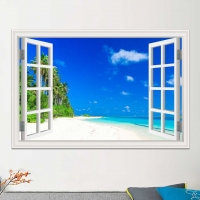 Tranh Dán Tường Cửa Sổ 3D CS18 Tranh Dán Tường Cửa Sổ 3D CS18