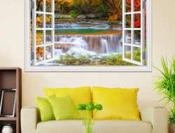 Tranh Dán Tường Cửa Sổ 3D CS21 Tranh Dán Tường Cửa Sổ 3D CS21