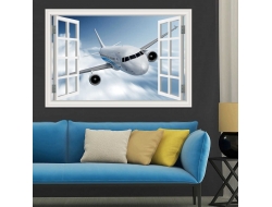 Tranh Dán Tường Cửa Sổ 3D CS30 Tranh Dán Tường Cửa Sổ 3D CS30