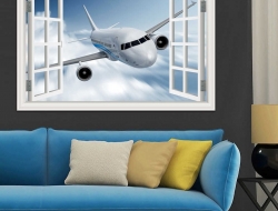 Tranh Dán Tường Cửa Sổ 3D CS30