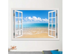 Tranh Dán Tường Cửa Sổ 3D CS31 Tranh Dán Tường Cửa Sổ 3D CS31