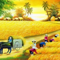 Tranh Dán Tường 3D Đồng Quê Tiến Phát Decor Dqtp07 Tranh Dán Tường 3D Đồng Quê Tiến Phát Decor Dqtp07