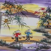 Tranh Dán Tường 3D Đồng Quê Tiến Phát Decor Dqtp08