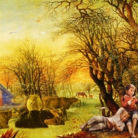 Tranh Dán Tường 3D Đồng Quê Tiến Phát Decor Dqtp22 Tranh Dán Tường 3D Đồng Quê Tiến Phát Decor Dqtp22