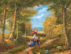 Tranh Dán Tường 3D Đồng Quê Tiến Phát Decor Dqtp23