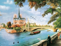 Tranh Dán Tường 3D Đồng Quê Tiến Phát Decor Dqtp26